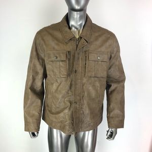 Michael Kors Faux Leather Jacket Size XXL